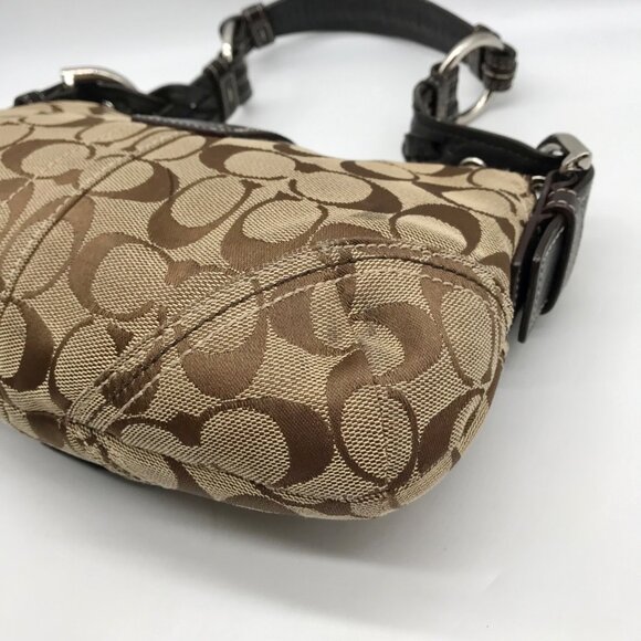 Coach Brown Monogram Canvas Vintage Soho Shoulder Bag  6171 - Picture 8 of 11